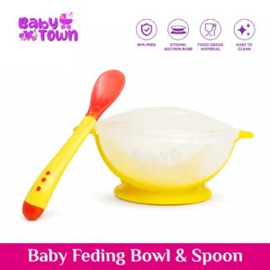Premium Baby Feeding Bowl & Spoon Set | BPA Free Baby Feeding Bowl Bangladesh