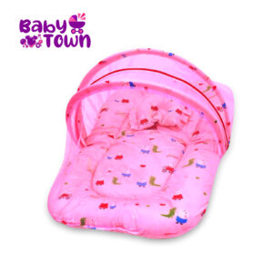 Premium Baby Bedding Set with Mosquito Protection Net & Pillow