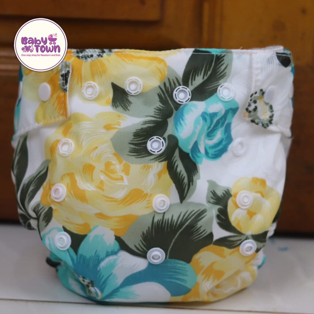 Reusable Washable Baby Cloth Diaper Soft & Leakproof | Baby Town Bangladesh