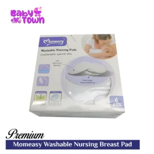 Momeasy Soft Absorbent Washable Nursing Breast Pad 6pcs | Baby Town Bangladesh